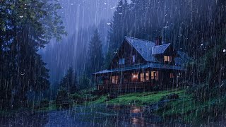 Heavy Rain and Thunder Sounds for Sleeping - Rain on Roof for Insomnia Relief, Relax, ASMR