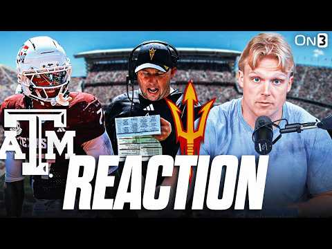 Texas A&M vs Arizona State REACTION