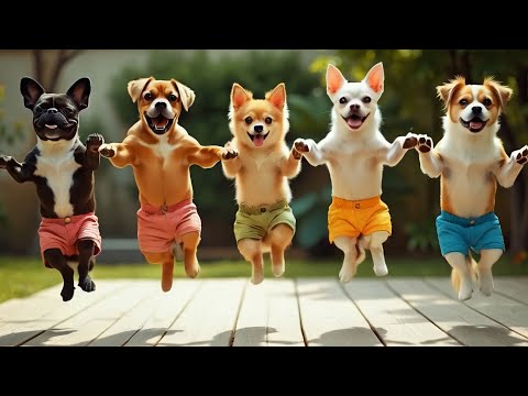 Dabke Dogs: The Ultimate Backyard Dance Party! 😆