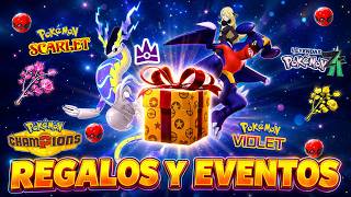 😱 NUEVOS EVENTOS y REGALOS GRATIS en Pokémon ESCARLATA y PÚRPURA antes de su FINAL
