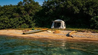 Thumbnail for the video "A holiday spent enjoying solo camping and fishing at a secret beach accessible only by SUP." from NORA JP FISHING