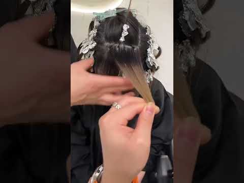 Beautiful girl highlights her brown hair  #food #graphicdesign #illustrator #photoshopposter