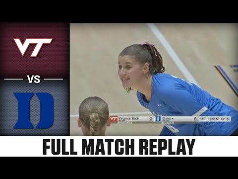 Virginia Tech vs. Duke Full Match Replay | 2023 ACC Volleyball