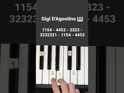 Gigi D'Agostino - L'Amour Toujours | Easy Piano Tutorial #shorts #short #piano #tutorial #music #fyp