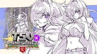 【#TSVMinecraft】Day 2!! Still trying to live among the humans...