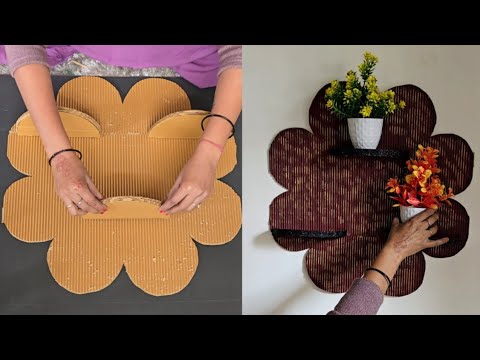 Amazing Home Decoration craft Ideas | Waste cardboard using Home Organizer craft | DIY Room decor