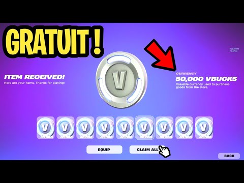 COMMENT AVOIR DES V-BUCKS GRATUIT en 2025 sur FORTNITE | CODE SECRET V-BUCKS !