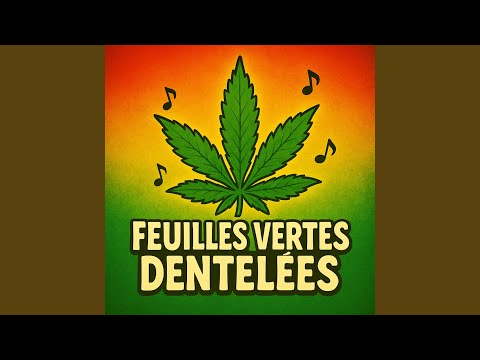 Feuilles vertes Dentelées