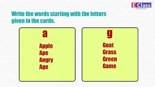 Eclass Kids General knowledge Series - Alphabet Song (For kg to 2nd grade)