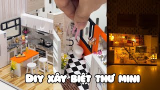 FULL | DIY XÂY BIỆT THỰ MINI SIÊU ĐẸP | Bui Ha Chi Tam