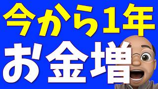 今から1年間、こうやって増やす【S&P500, NASDAQ100】