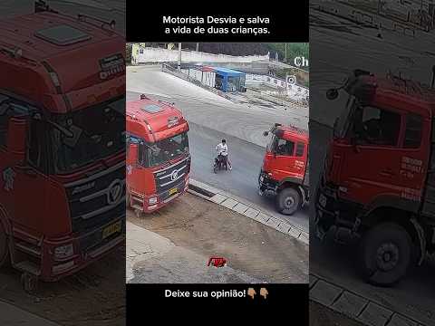 Por pouco!😳#caminhão #caminhoneiro #carreta #chofer #gbn #gfm #arqueados #noticias #truck #fyp #fy