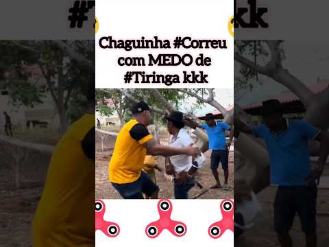 Chaguinha Correu com Medo de Tiringa 🙈🤣🤣🤣 #humor #tbt #comedia #viral #zorra