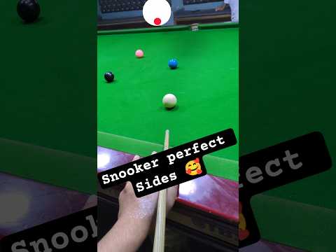 Snooker perfect way to apply Side #snooker #poolkingpower #8ballpool #snookerwala543 #pool1