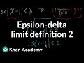 Understanding Limits and Epsilon-Delta Definition