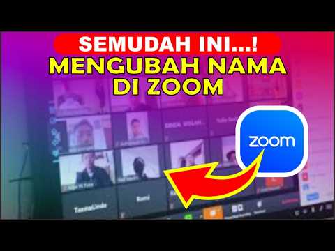 Cara Mengganti Nama Di Zoom Pada Saat Meeting  Berlangsung | Rename Nama DI Zoom