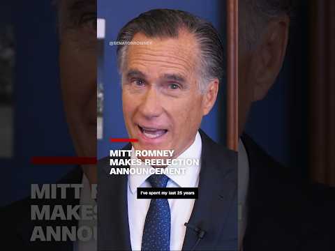 Romney makes reelection announcement