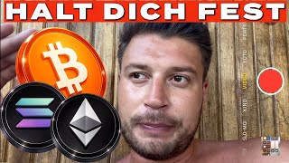 Bitcoin, Ethereum und Solana ‼️ Der Verkaufsdruck steigt