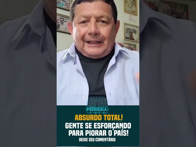 ABSURDO TOTAL!
Enquanto muitos lutam por um Brasil melhor, tem gente se esforçando para PIORAR o país! 😡

É inacreditável ver atitudes que atrasam o progresso, sabotam a verdade e alimentam o caos como se fosse algo normal. O Brasil precisa de consciência, não de oportunismo!

🚨 Não dá mais para ficar calado.
Quem prejudica o país precisa ser exposto e responsabilizado!

🗣️ Comente o que você pensa sobre isso!
✊ Juntos, somos a resistência da verdade!

#AbsurdoTotal #Brasil #Conscientização #LutaPeloBrasil #DespertaBrasil #ContraMentiras #EmDefesaDoPovo #PolíticaComResponsabilidade