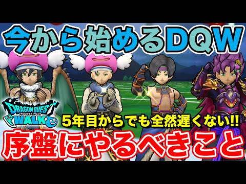 【DQW】5年目から始めるドラクエウォーク!! 序盤に絶対やるべきこと!!【ドラクエ】