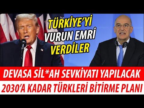 Yunan ABD'den Emir Aldı! 2030'a Kadar Türkiye'yi Bitirme PLANI!