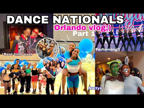 DANCE NATIONALS🩵💃🥳Orlando vlog PART 1 | Trincredible