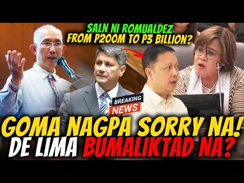 NAGPA SORRY NA SI GOMA! DE LIMA BUMALIKTAD NA BINANATAN SI ZALDY CO