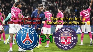 DÉBRIEF : PSG VS TOULOUSE FC 3-1, Liverpool on vous attend au Parc des Princes  !!! 👊🏻🔴🔵