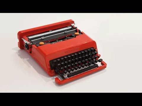 Design Museum film shows Valentine Typewriter travelling across London