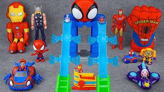 Marvel Spiderman Toys Unboxing Review | Marvel Spiderman Collection Toys | Spidey Mega Jump HQ Track