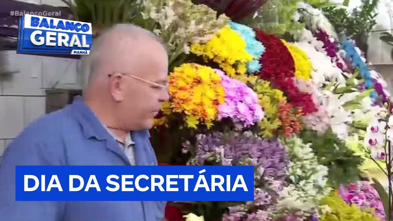 Dia da Secretária impulsiona venda de flores em todo Brasil