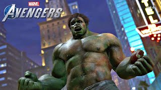 Marvel Avengers Hulk is safe out of the bad guys building night