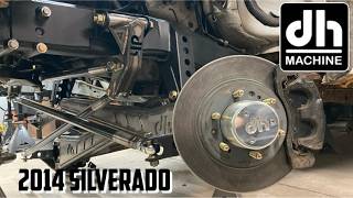 Mounting brakes on the I Beam Chevy & first pass tig welding a new set of beams - dh vlog #85