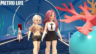 Real life inside Roblox Metro Life Zahika and zehra #Metrolife #Roblox #ReallifeRoblox 