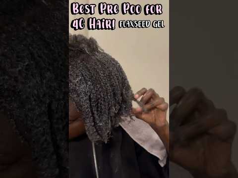 Flaxseed Gel on 4C Hair!