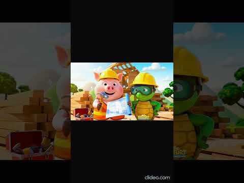🏗️ Pip & Turt: Try Construction… Total Fail 🏗️😵 #shorts #viralshorts #entertainment