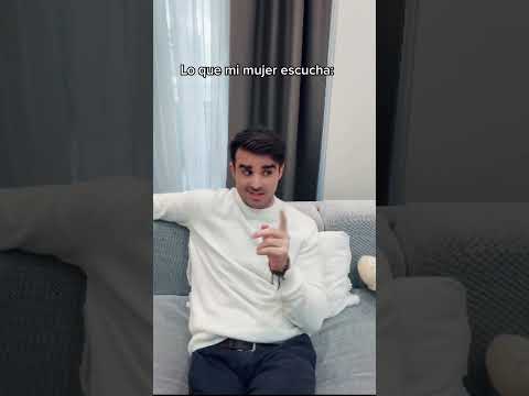 Lo que digo vs lo que mi mujer escucha 👂🏼#shorts