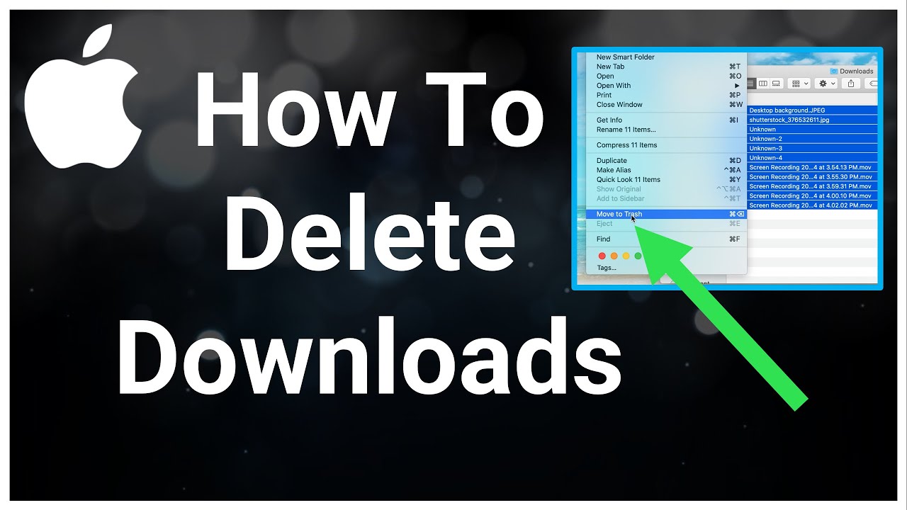 How To Delete Downloads On Mac