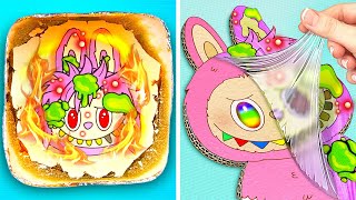 Paper Labubu Makeover ❤️ *Amazing paper game Books With Sprunki and Labubu*
