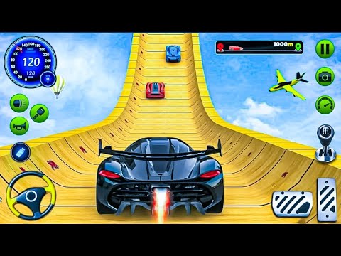 Monster Truck Stunt Demolition Mode Android Car Stunt Game Play part2 Race FInish Track