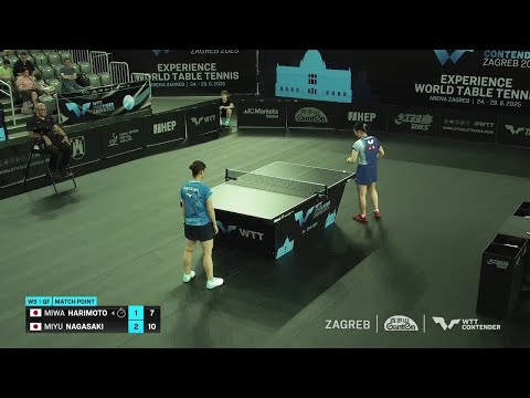 【準々決勝】陳垣宇 vs ドゥダ|WTTコンテンダーザグレブ2025 男子シングルス