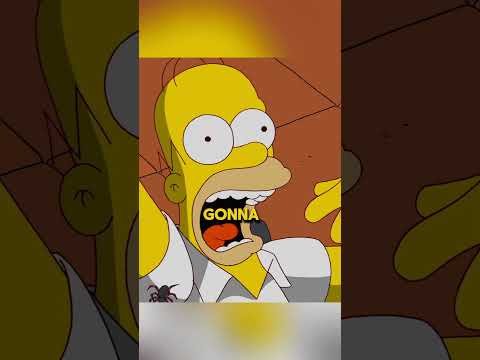 Homer became Spiderman #shrots #simpsons