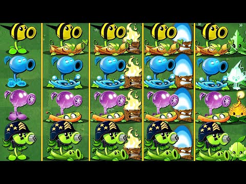 Tournament All PEA & PEA Vine - Who Will Win? - Pvz 2 Plant vs Plant