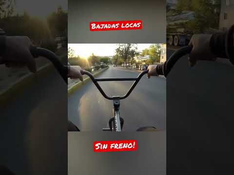 Bajadas Locas Sin Freno BMX #shorts