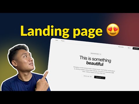 Create landing page with just copy and paste components