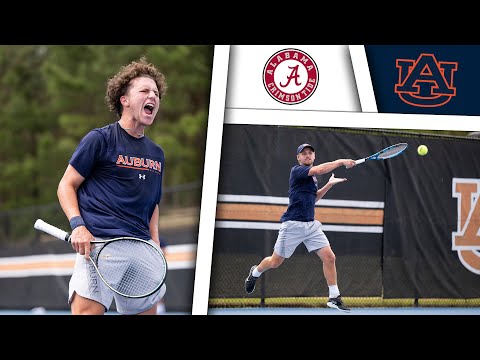 Auburn Men's Tennis defeats Alabama at home