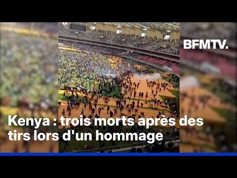 Kenya: trois personnes tuées par des tirs lors d’un hommage à l’opposant historique du pays