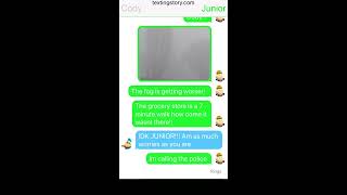 SML TEXTING STORY: The FOG - a short horror story.