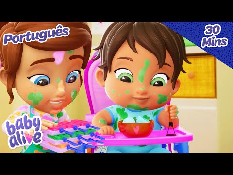 Dia Quente, Né? | Os bebês estão doentes | Baby Alive em Português⭐️ Hábitos saudáveis para crianças