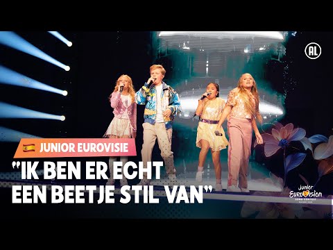 #3 DE EERSTE REPETITIE VAN STAY TUNED 🎤 | JUNIOR EUROVISIE SONGFESTIVAL 2024 🇪🇸